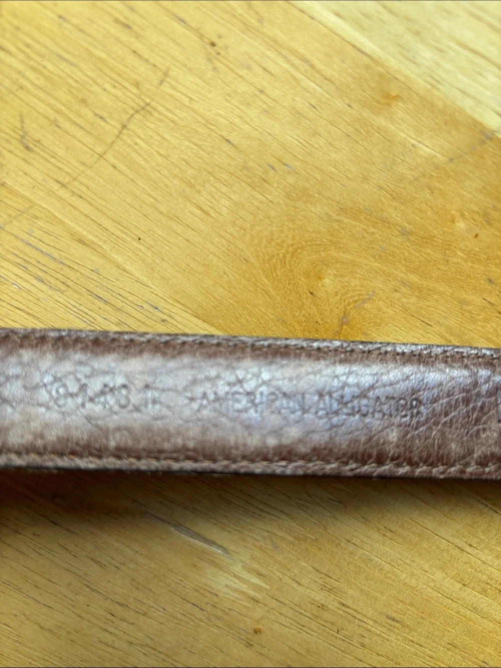 CROOKHORN DAVIS American, alligator belt